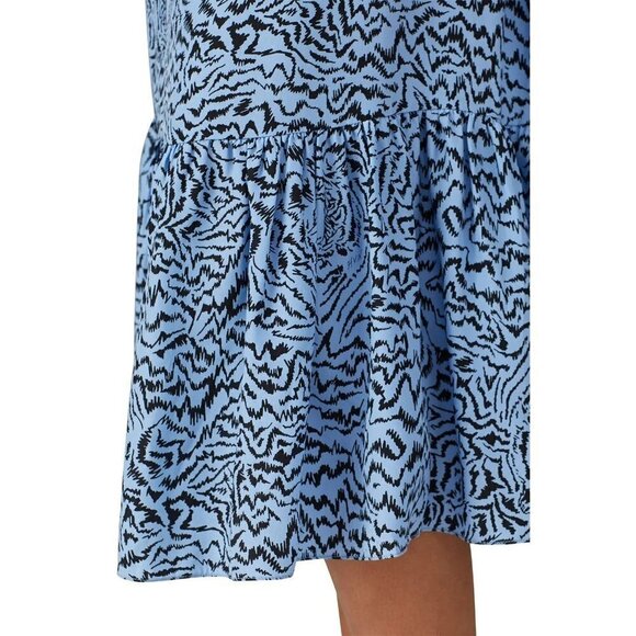 HVN Olympia Sleeveless Gown in Blue 2 Womens Long Maxi Dress - Picture 3 of 11